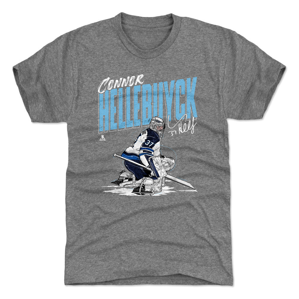 Connor Hellebuyck Men's Premium T-Shirt | 500 LEVEL