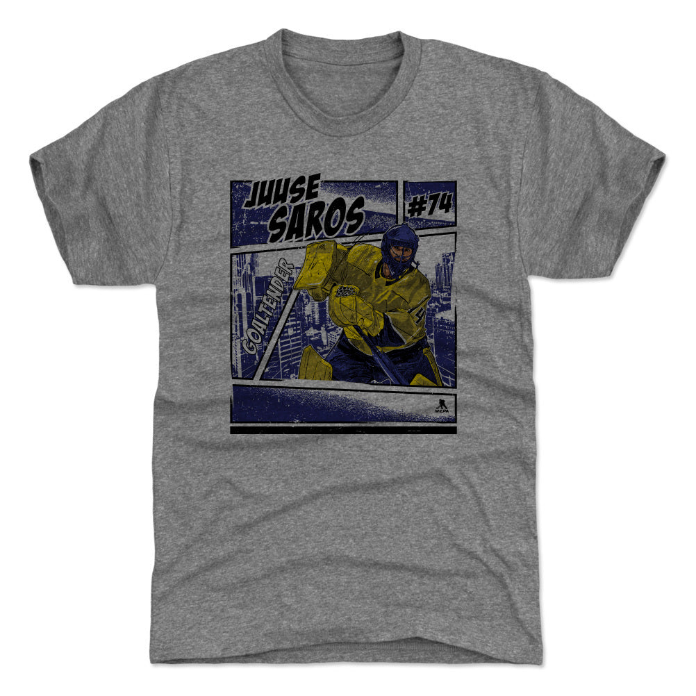 Juuse Saros Men's Premium T-Shirt | 500 LEVEL