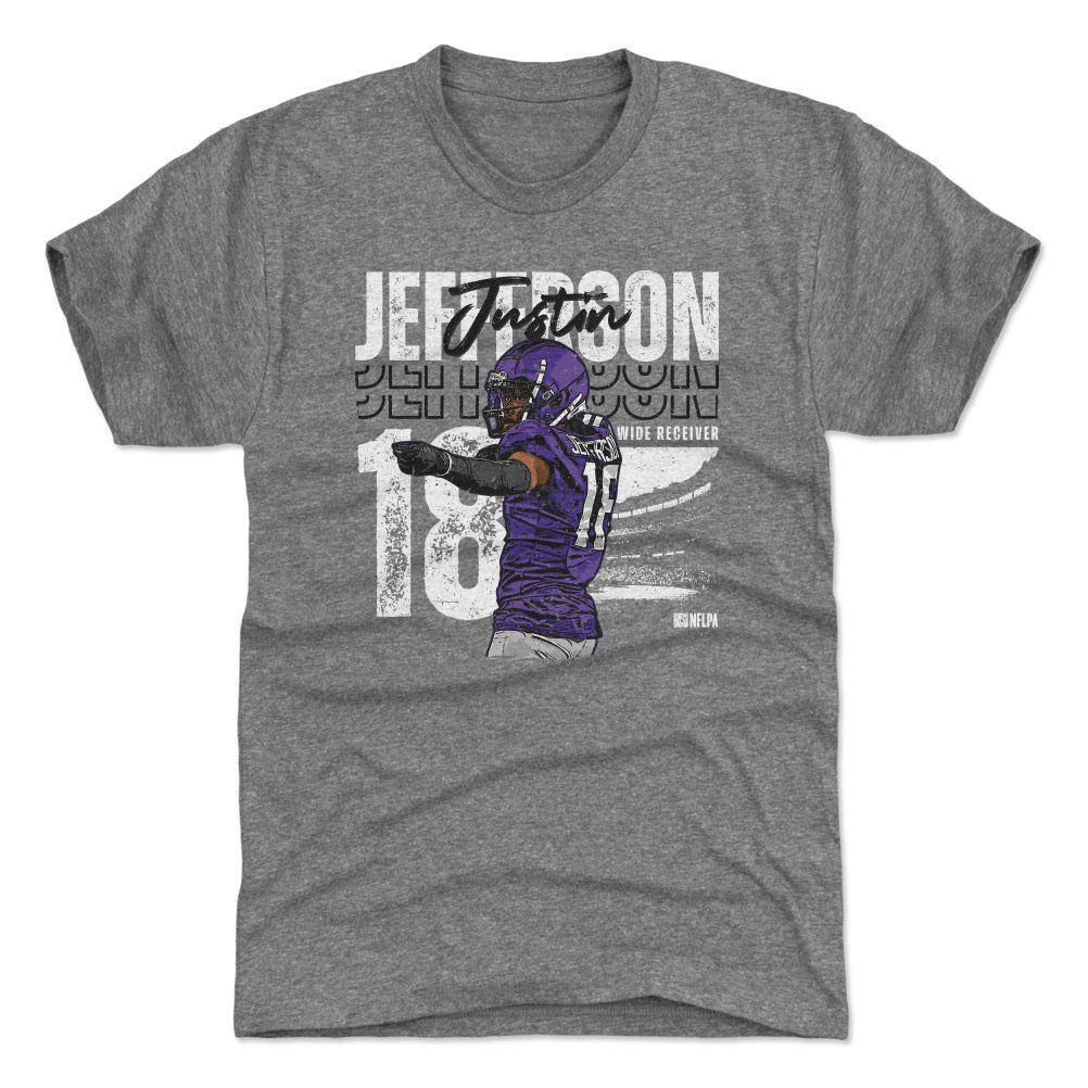 Justin Jefferson Men's Premium T-Shirt | 500 LEVEL
