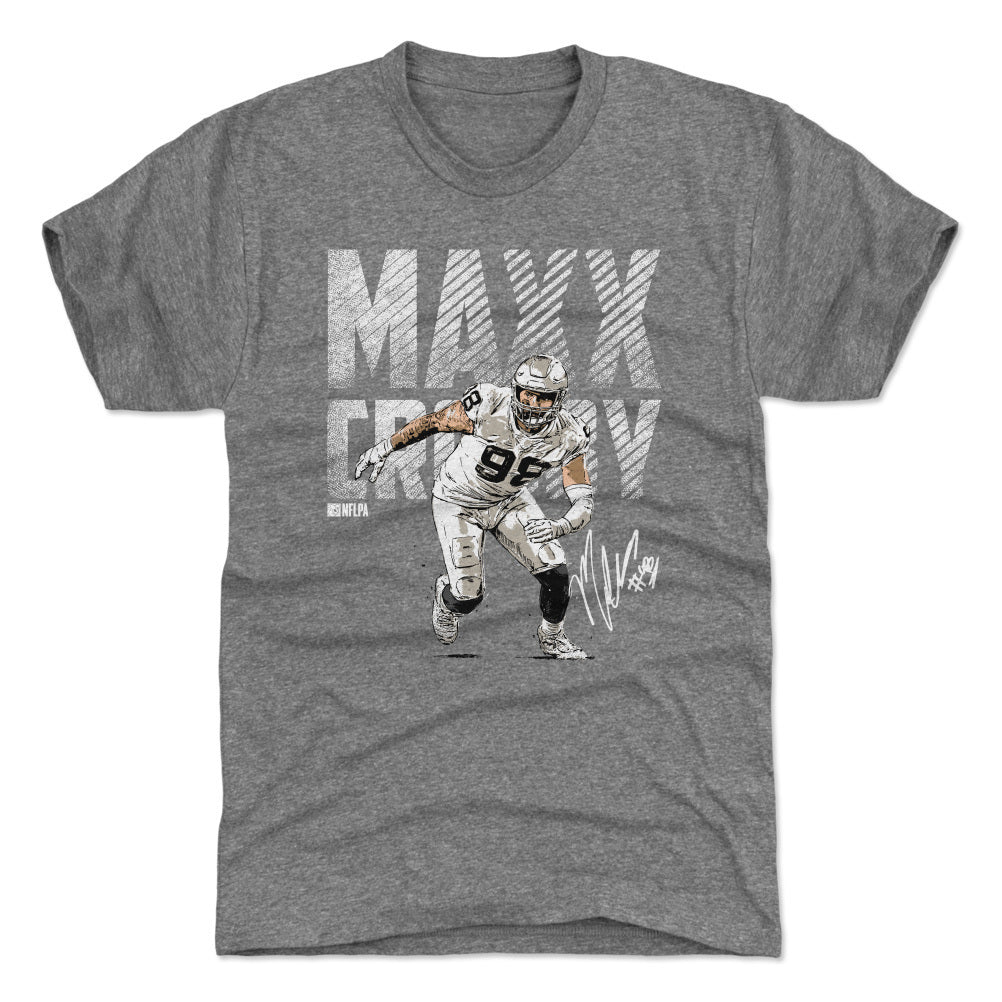 Maxx Crosby Men's Premium T-Shirt | 500 LEVEL
