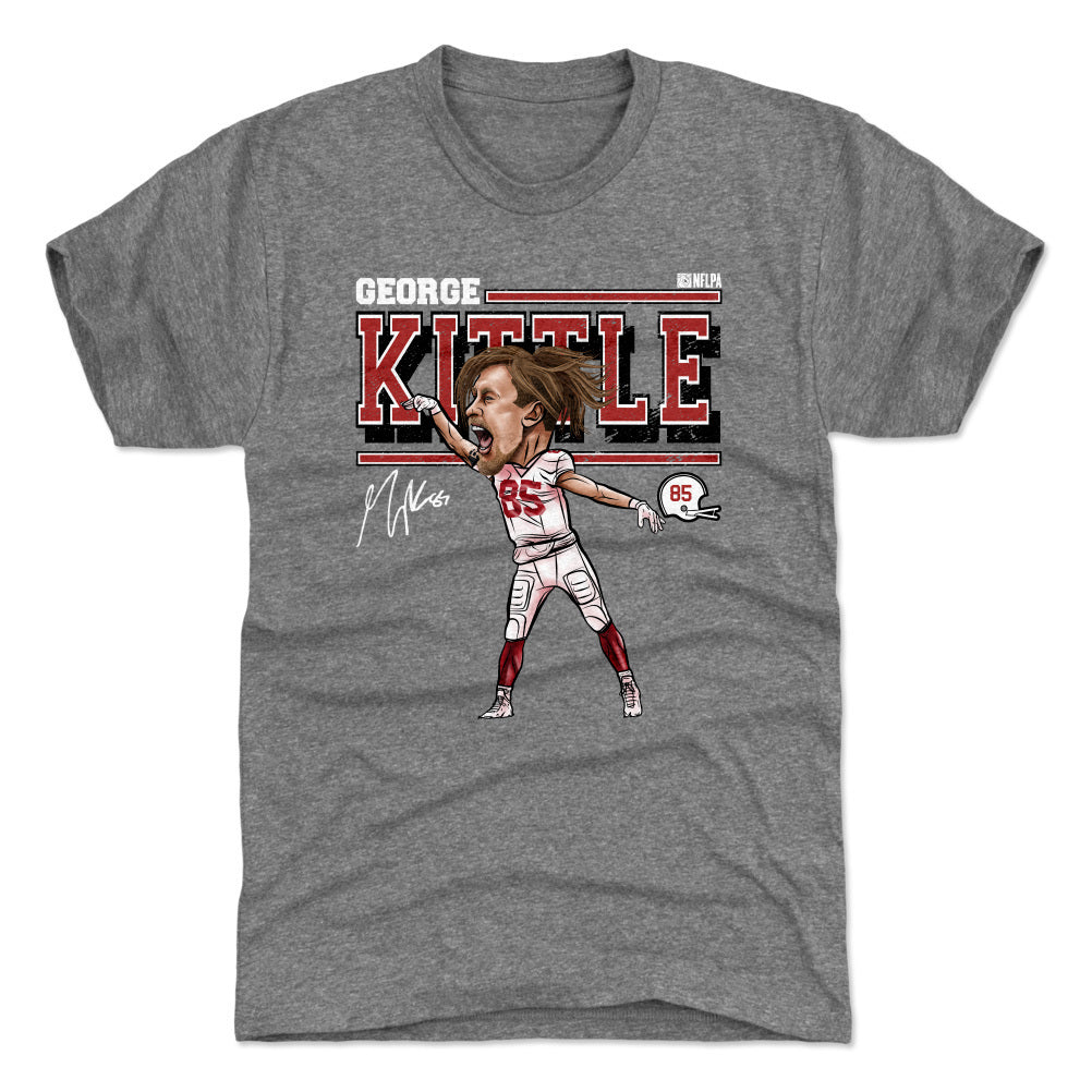 George Kittle Men's Premium T-Shirt | 500 LEVEL