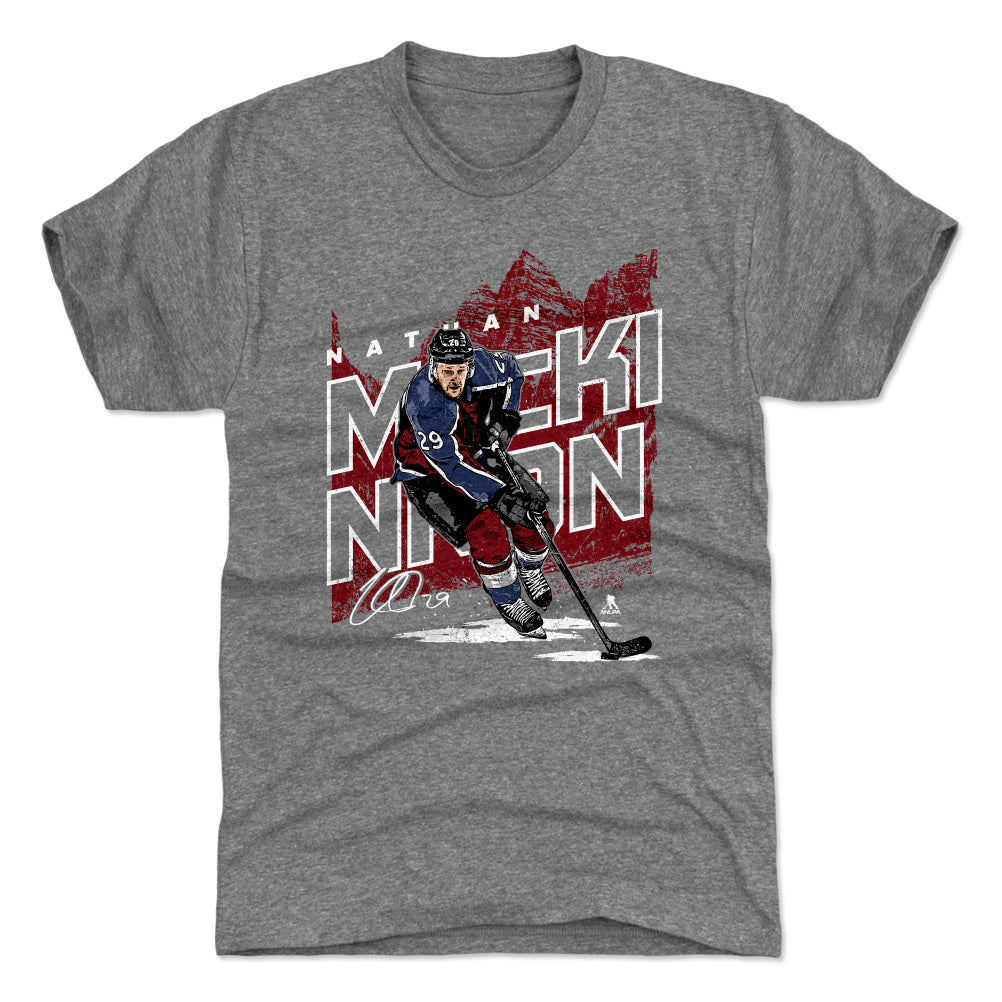 Nathan MacKinnon Men's Premium T-Shirt | 500 LEVEL