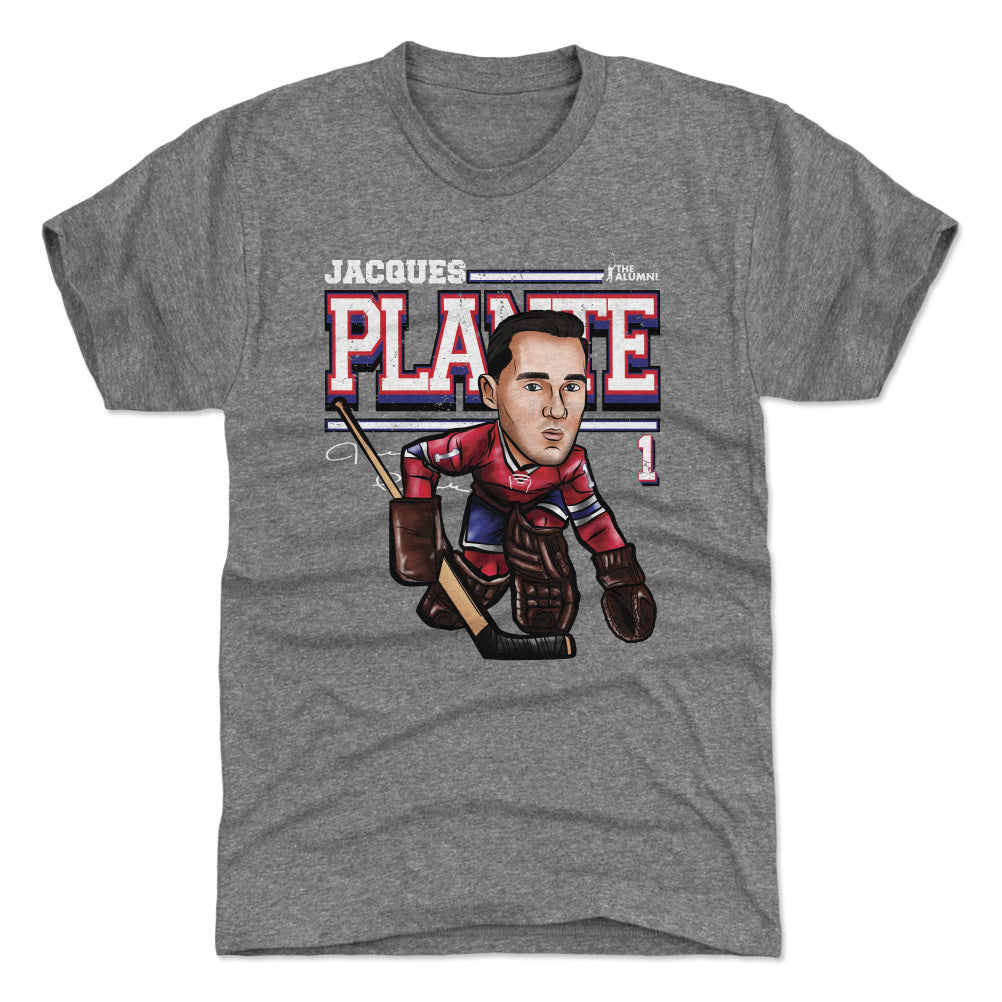 Jacques Plante Men's Premium T-Shirt | 500 LEVEL