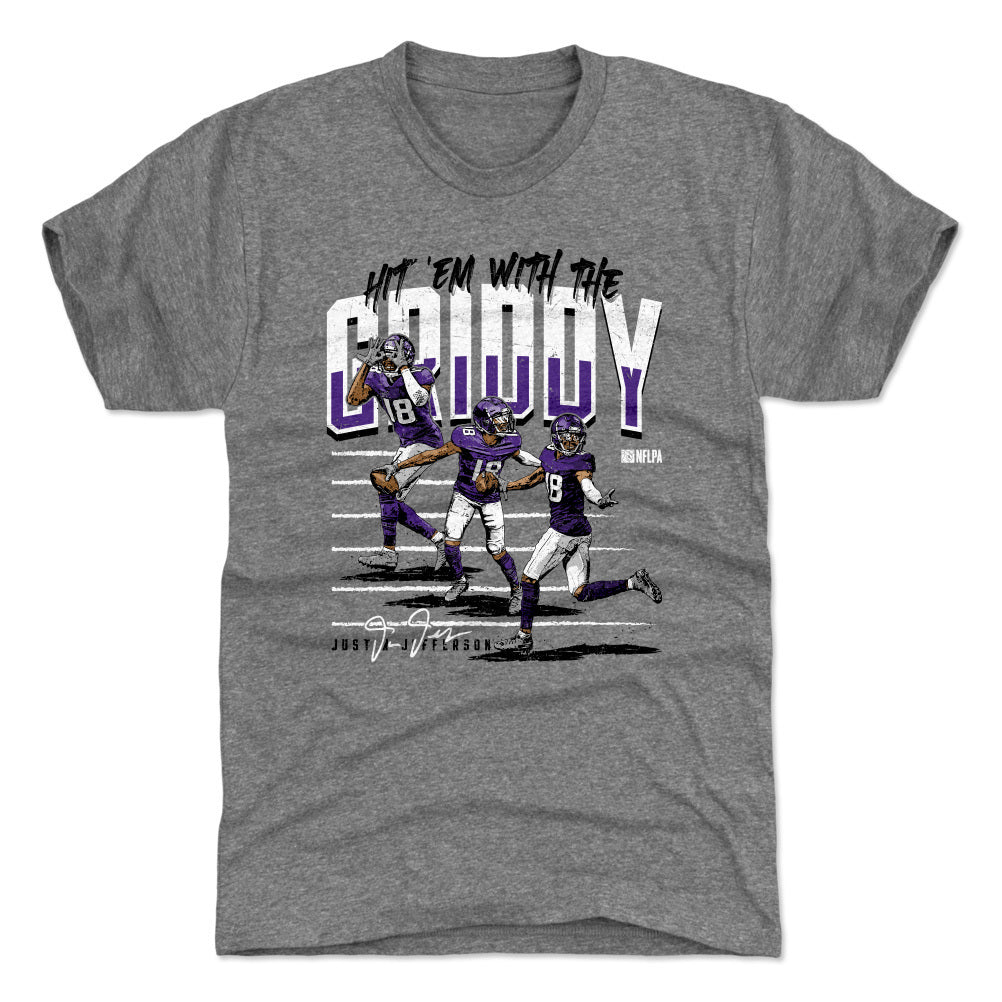 Justin Jefferson Men's Premium T-Shirt | 500 LEVEL