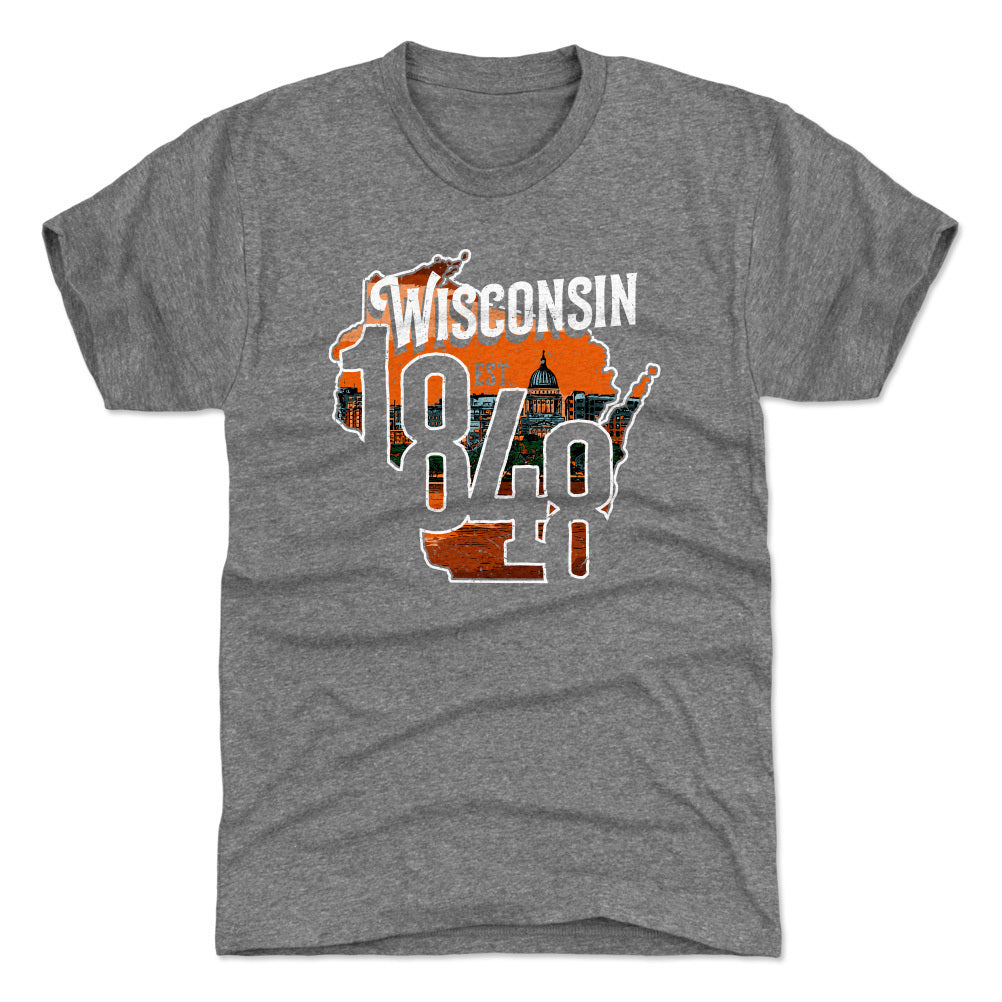 Wisconsin Men's Premium T-Shirt | 500 LEVEL