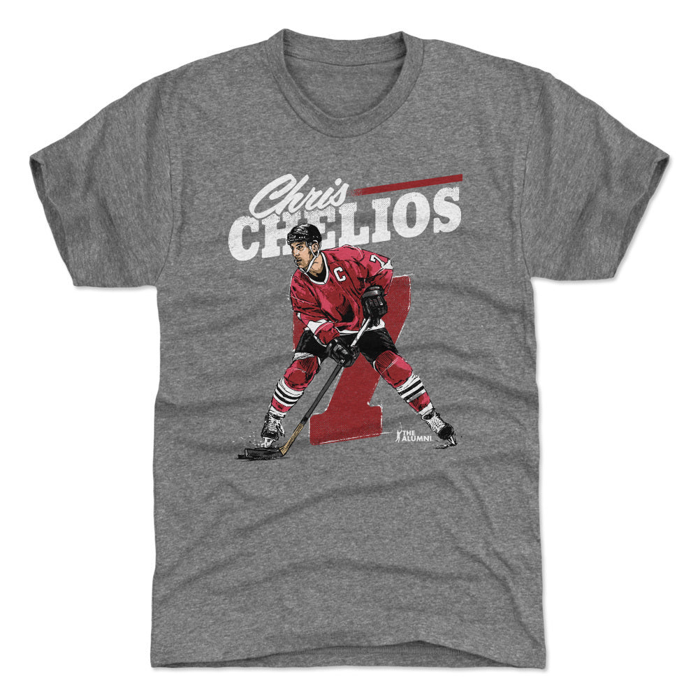 Chris Chelios Men's Premium T-Shirt | 500 LEVEL