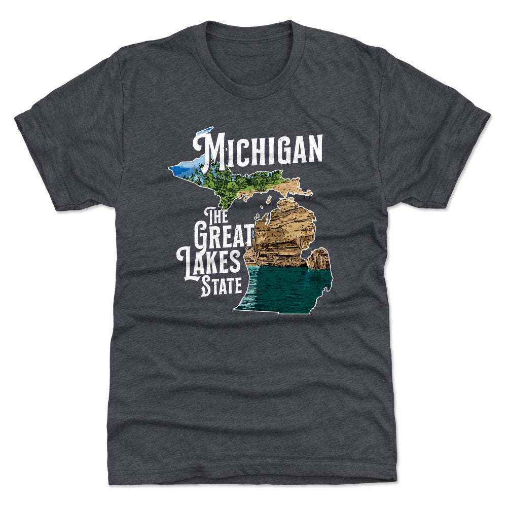 Michigan Men's Premium T-Shirt | 500 LEVEL
