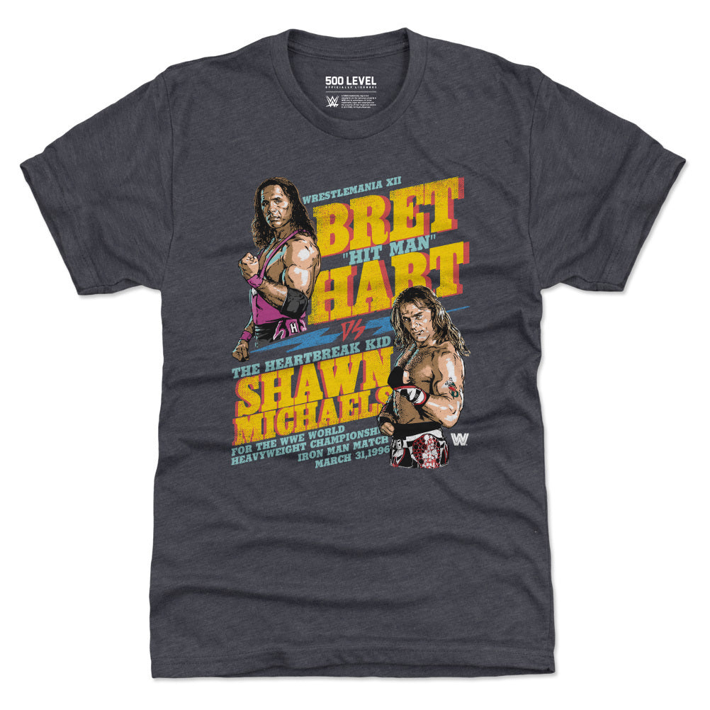 Bret Hart Men's Premium T-Shirt | 500 LEVEL