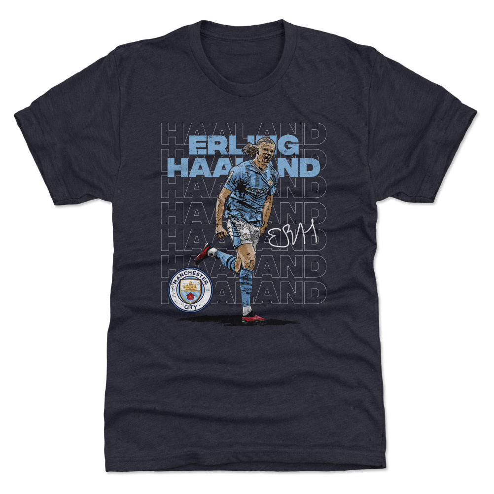 Erling Haaland Men&#39;s Premium T-Shirt | 500 LEVEL