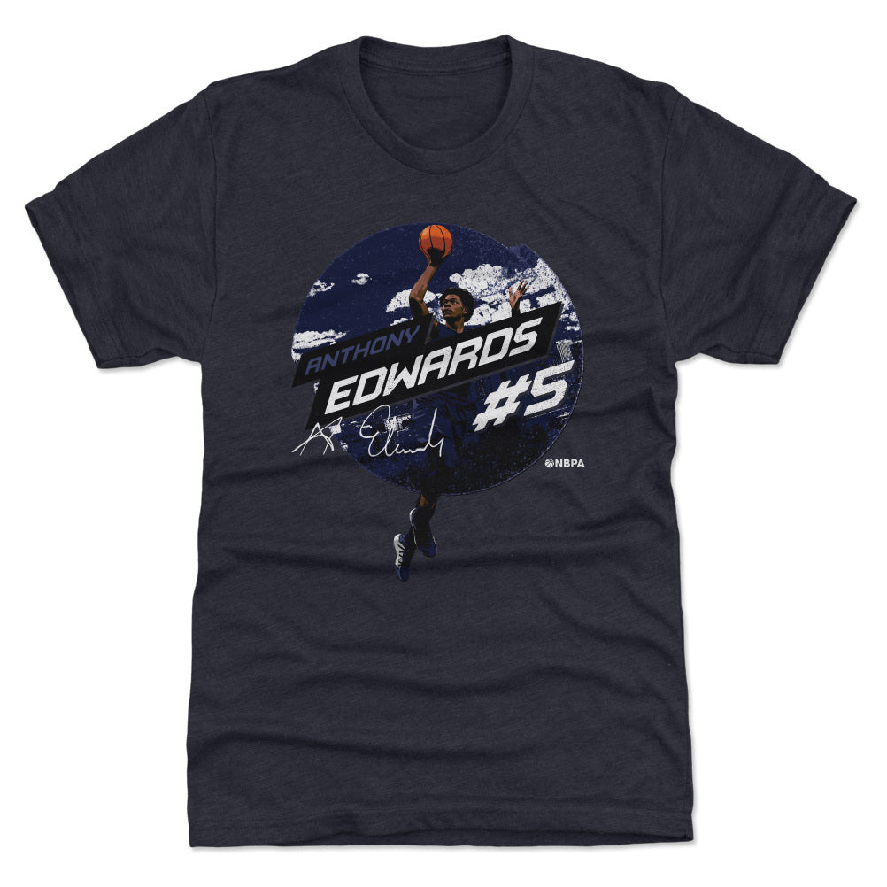 Anthony Edwards Men's Premium T-Shirt | 500 LEVEL