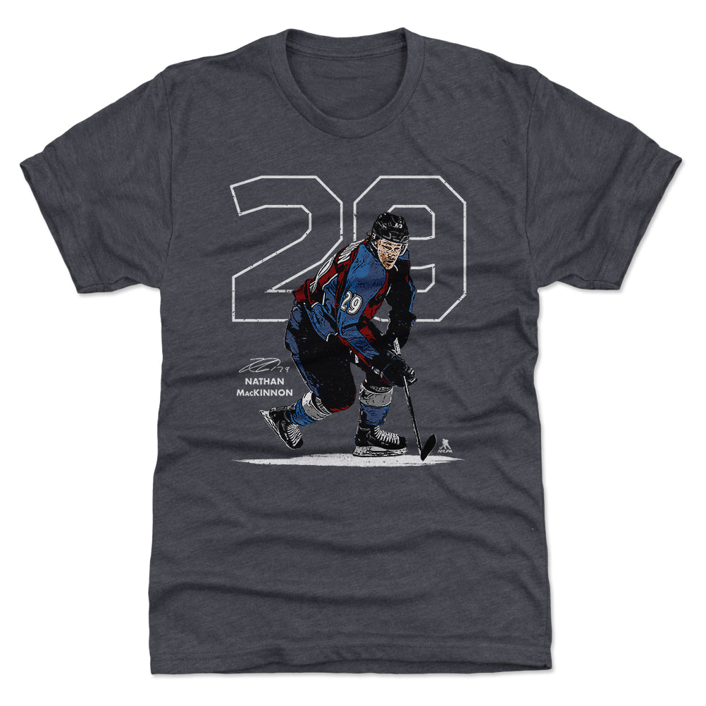 Nathan MacKinnon Men's Premium T-Shirt | 500 LEVEL