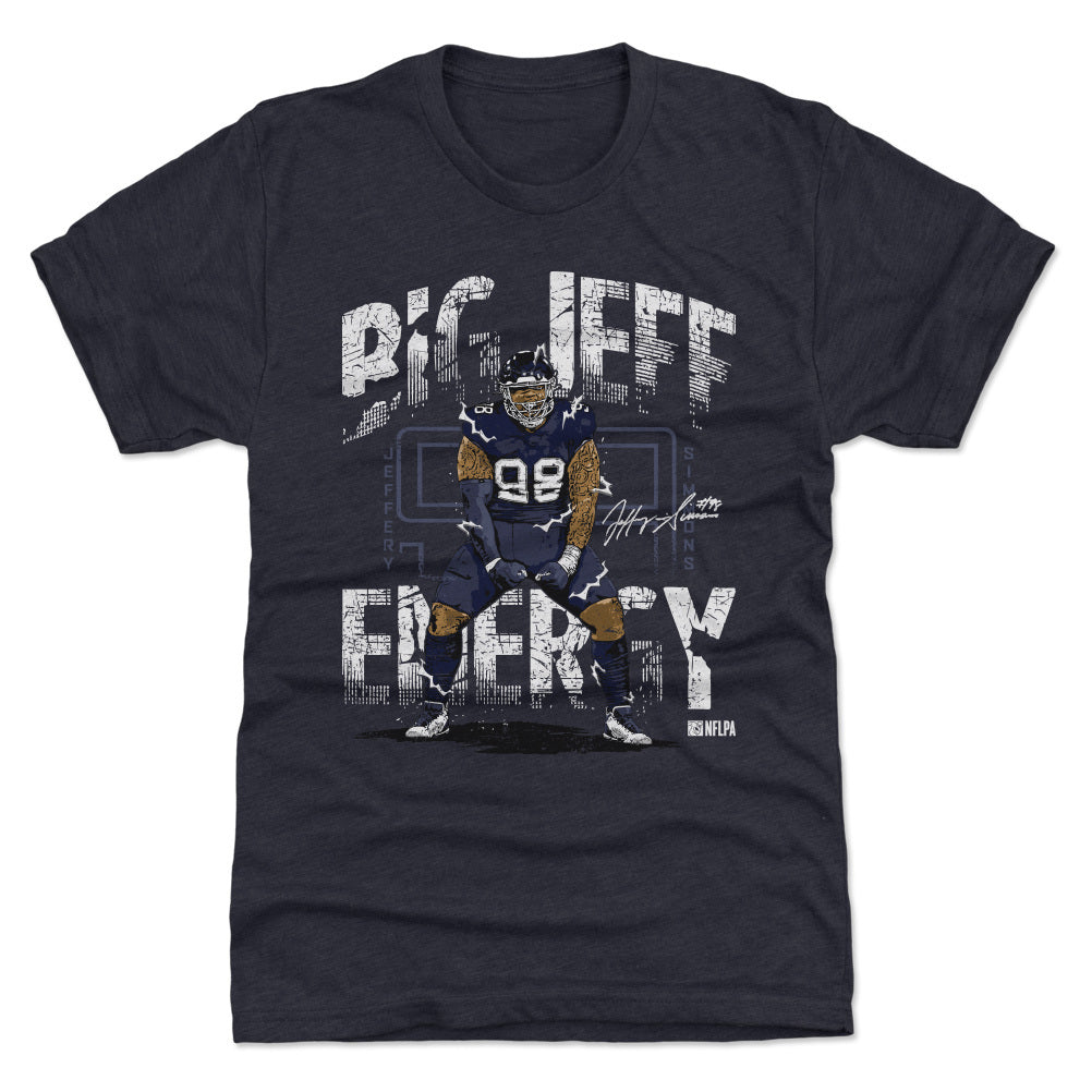 Jeffery Simmons Men's Premium T-Shirt | 500 LEVEL