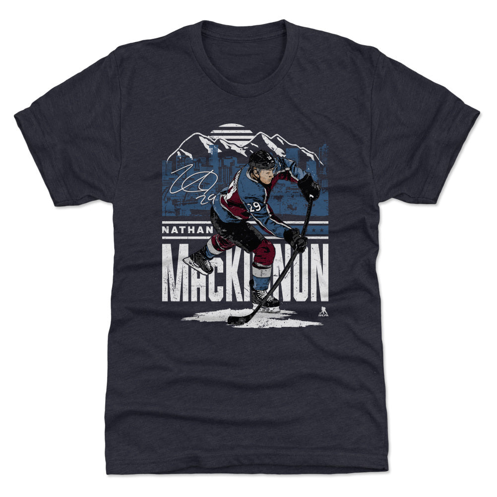 Nathan MacKinnon Men's Premium T-Shirt | 500 LEVEL