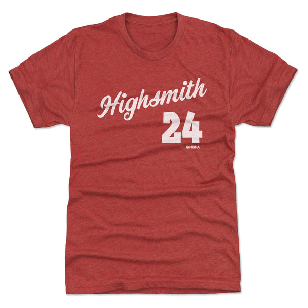 Miami Heat Haywood Highsmith Men's Cotton T-Shirt - Heather Gray - Miami | 500 Level