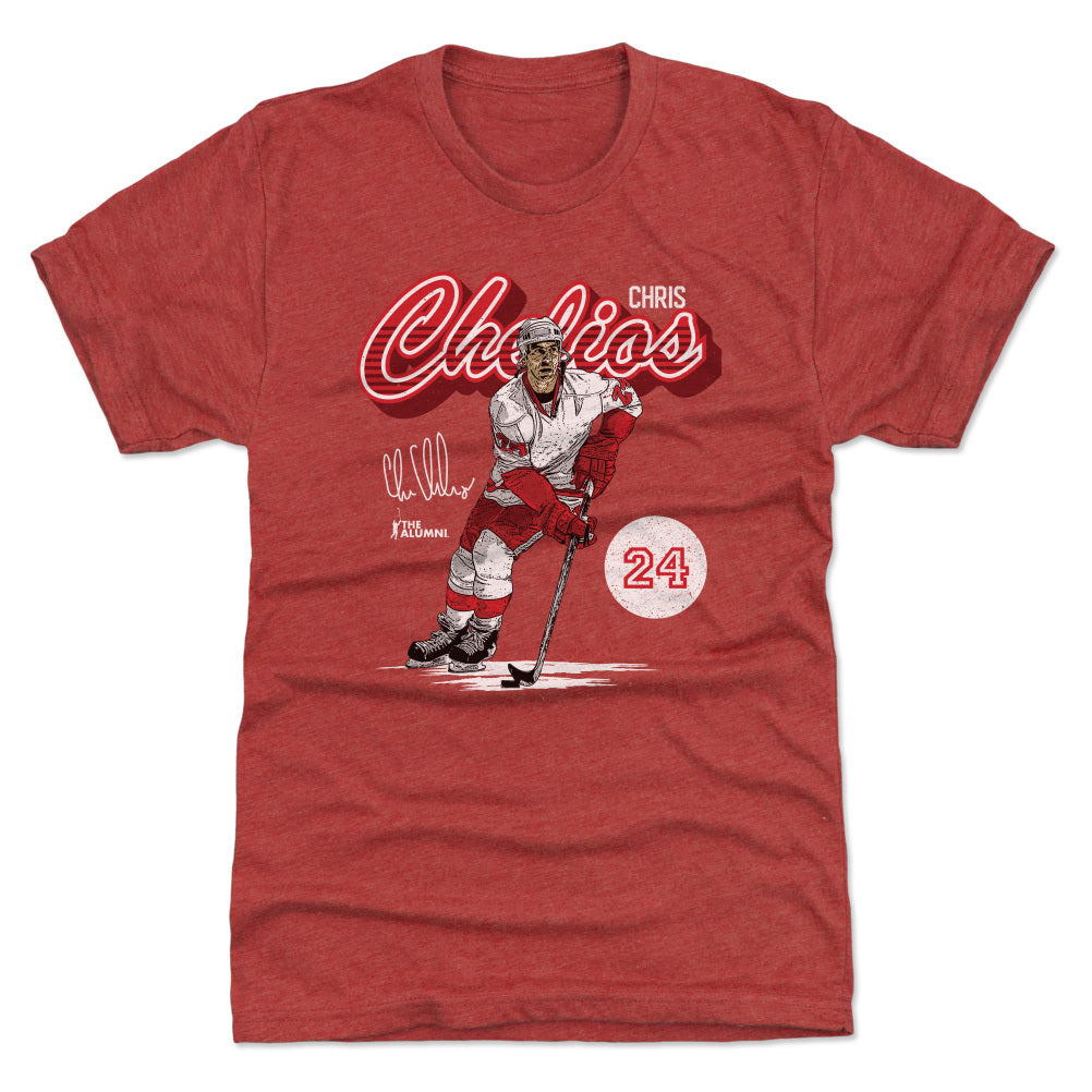 Chris Chelios Men's Premium T-Shirt | 500 LEVEL