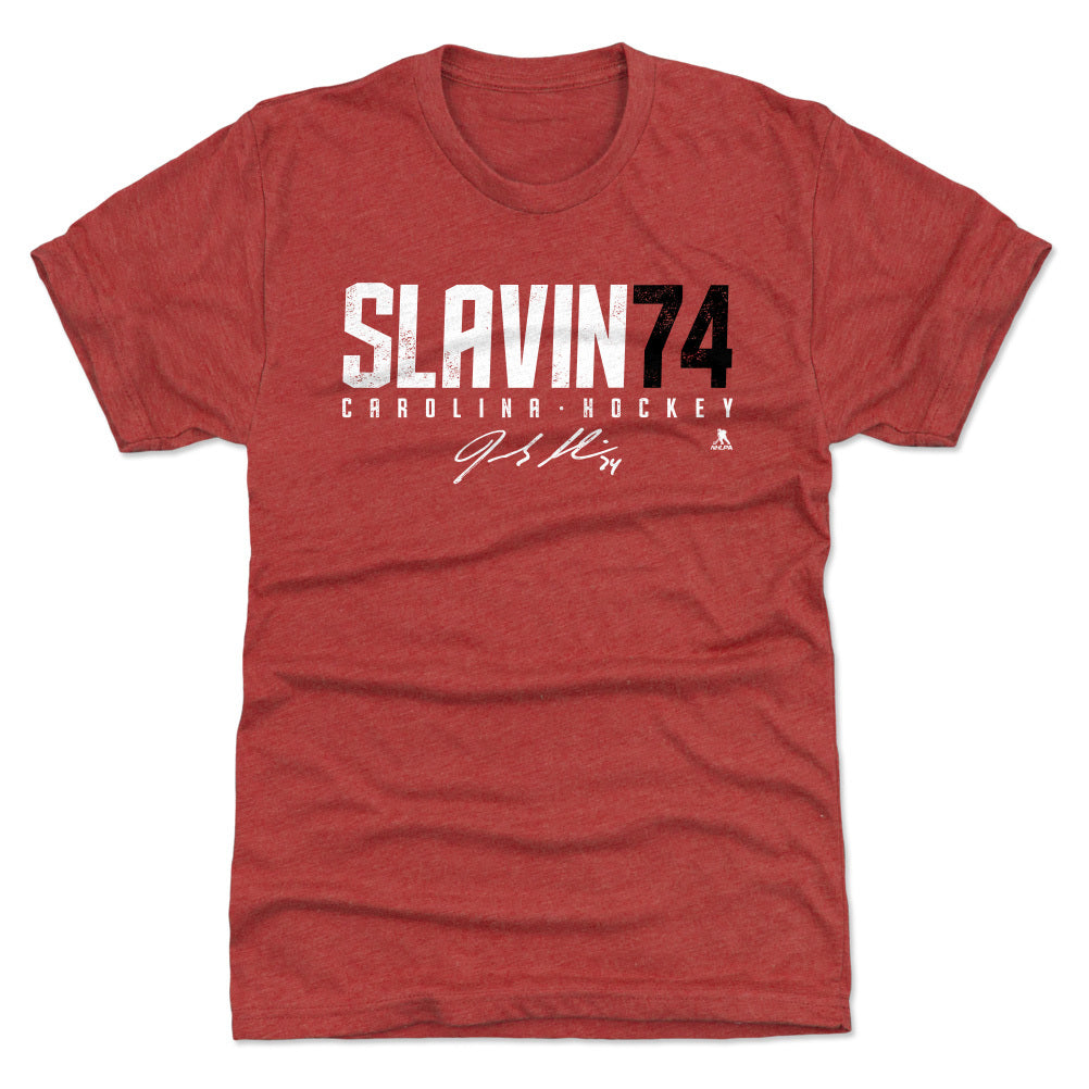 Jaccob Slavin Men's Premium T-Shirt | 500 LEVEL
