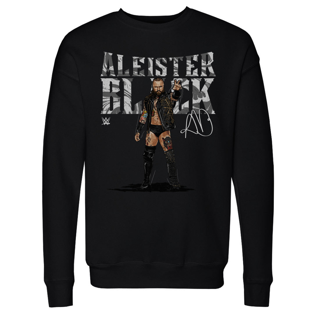 Aleister Black Men's Crewneck Sweatshirt | 500 LEVEL
