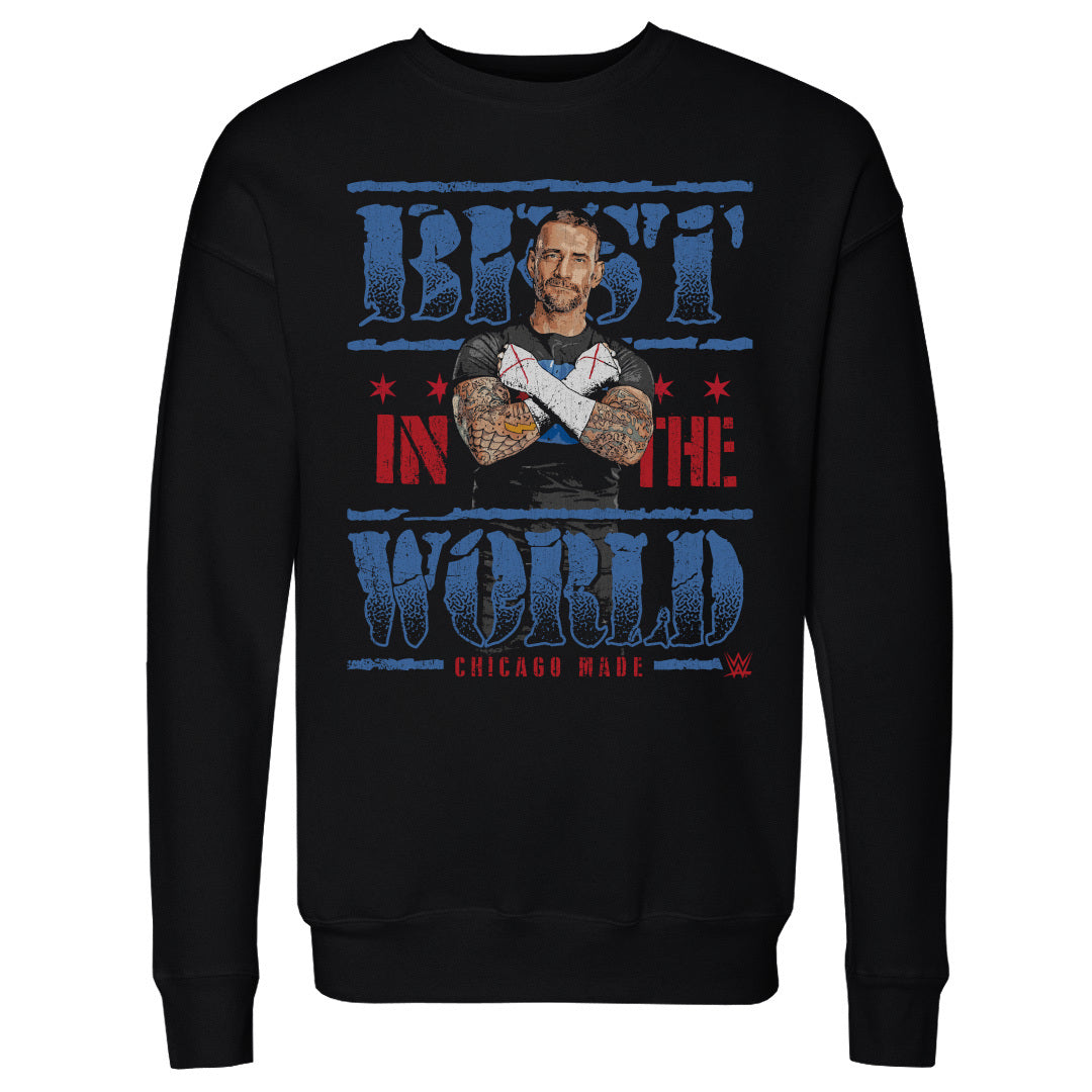 CM Punk Men's Crewneck Sweatshirt | 500 LEVEL