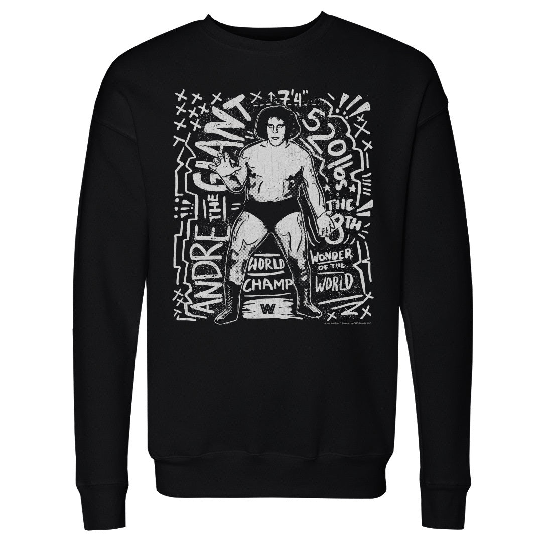 Andre The Giant Men's Crewneck Sweatshirt | 500 LEVEL