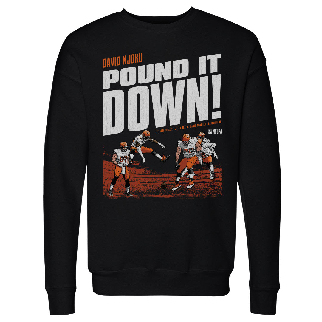 David Njoku Men's Crewneck Sweatshirt | 500 LEVEL