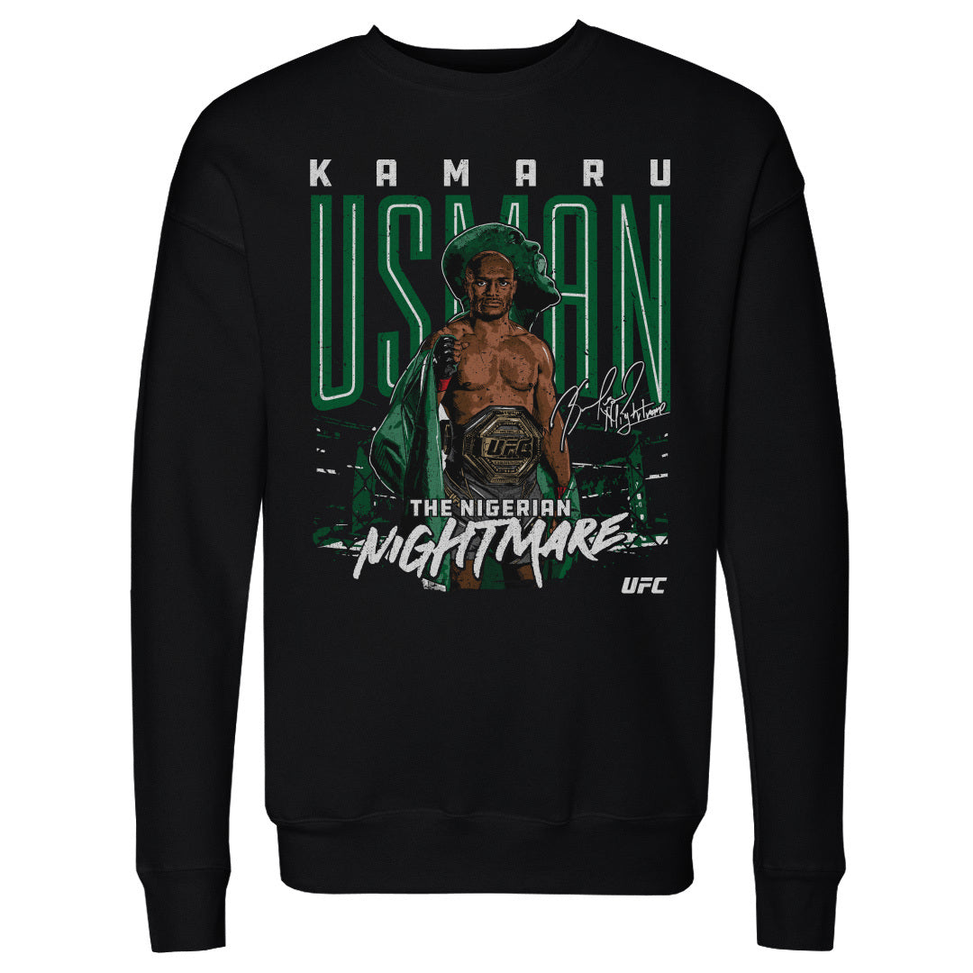 Kamaru Usman Men's Crewneck Sweatshirt | 500 LEVEL