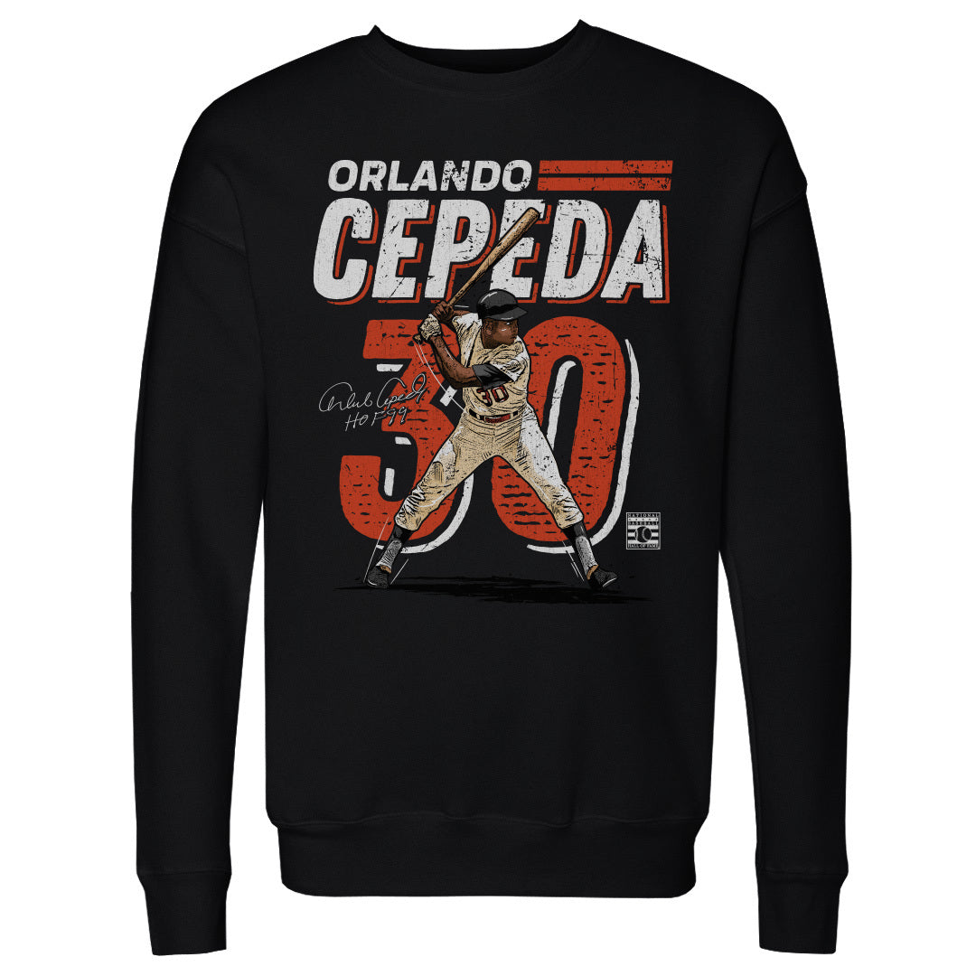 Orlando Cepeda Men's Crewneck Sweatshirt | 500 LEVEL