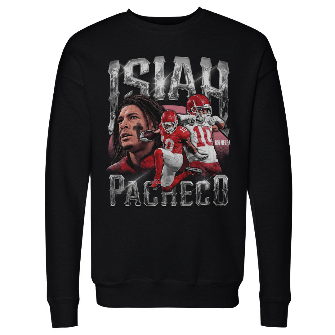 Isiah Pacheco Men's Crewneck Sweatshirt | 500 LEVEL
