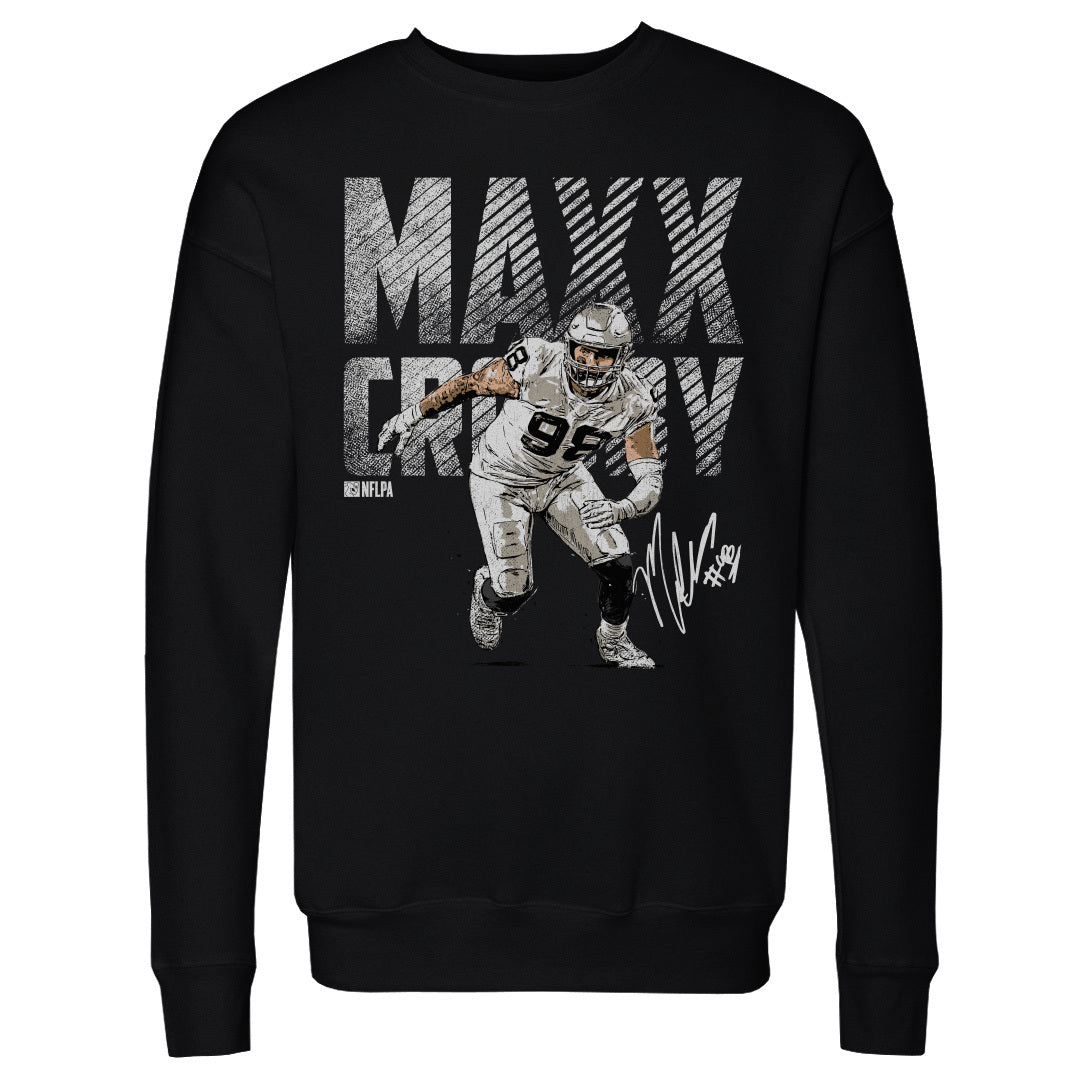 Maxx Crosby Men's Crewneck Sweatshirt | 500 LEVEL