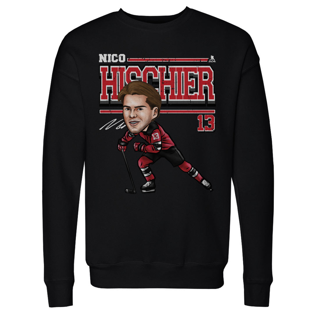 Nico Hischier Men's Crewneck Sweatshirt | 500 LEVEL