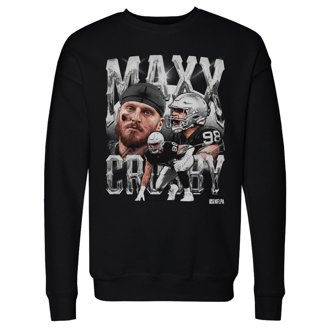 Maxx Crosby Men's Crewneck Sweatshirt | 500 LEVEL