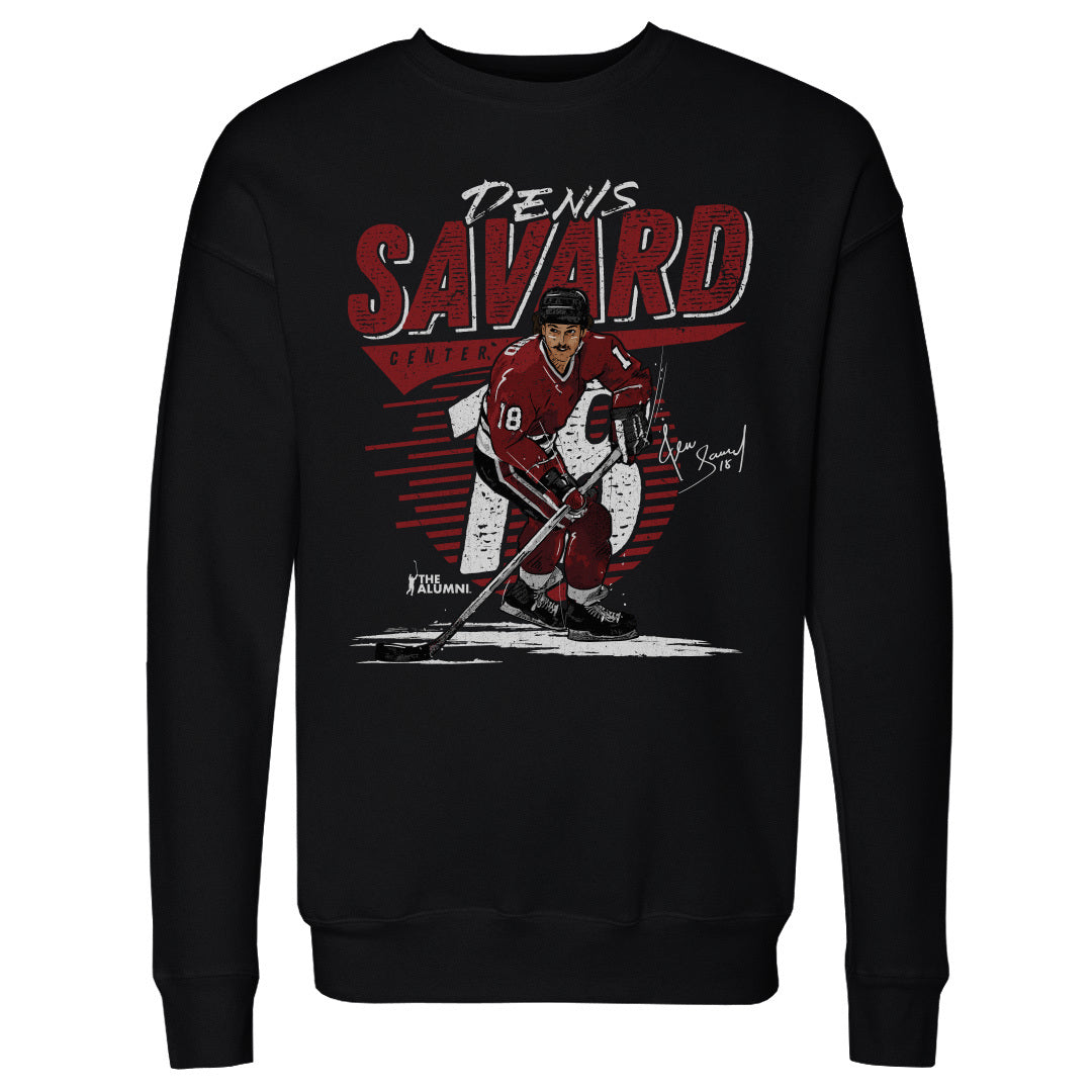 Denis Savard Men's Crewneck Sweatshirt | 500 LEVEL