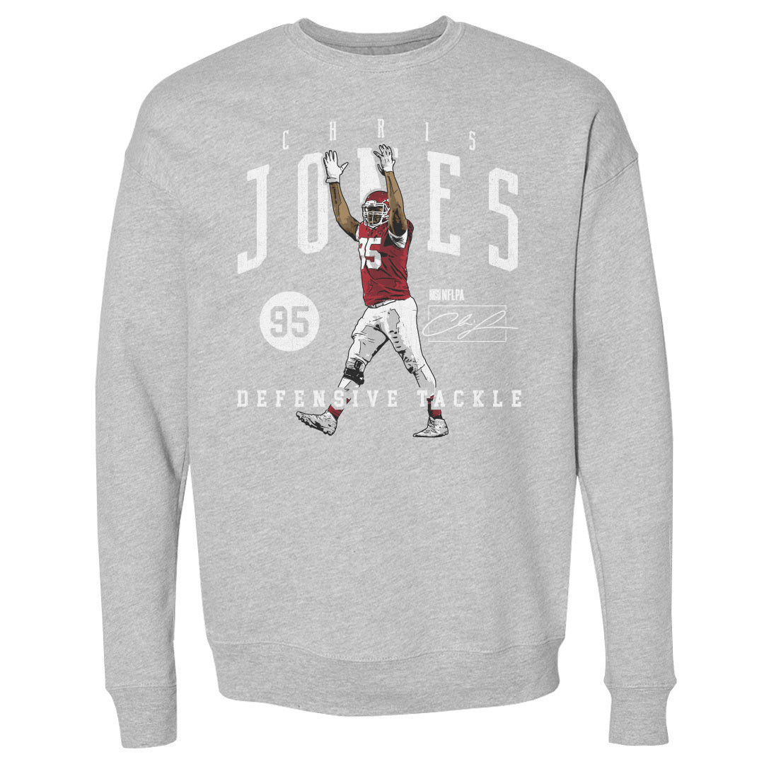 Chris Jones Men's Crewneck Sweatshirt | 500 LEVEL