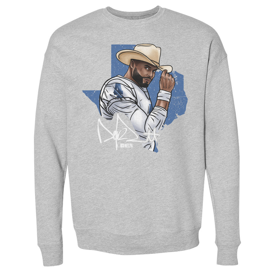 Dak Prescott Men's Crewneck Sweatshirt | 500 LEVEL