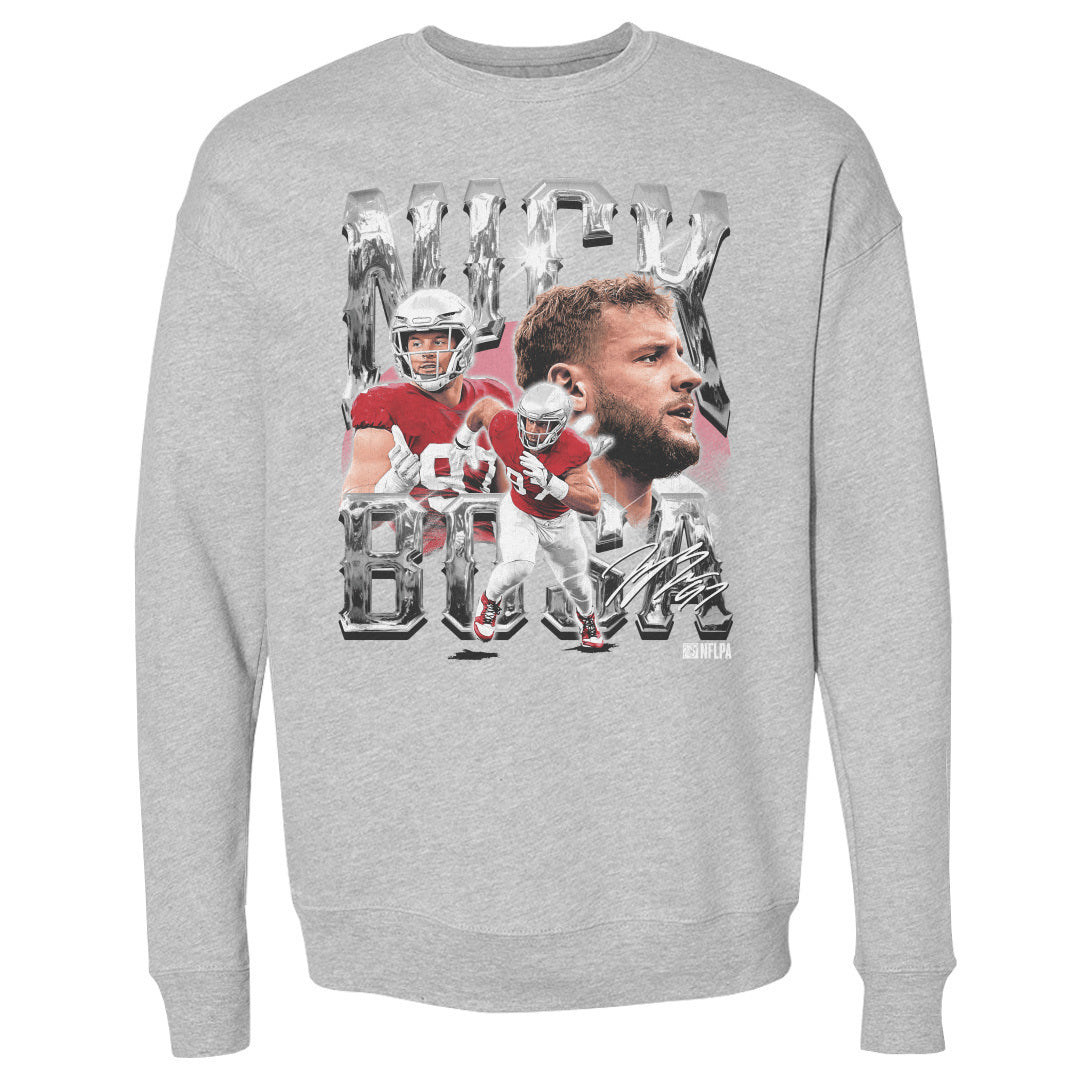 Nick Bosa Men's Crewneck Sweatshirt | 500 LEVEL