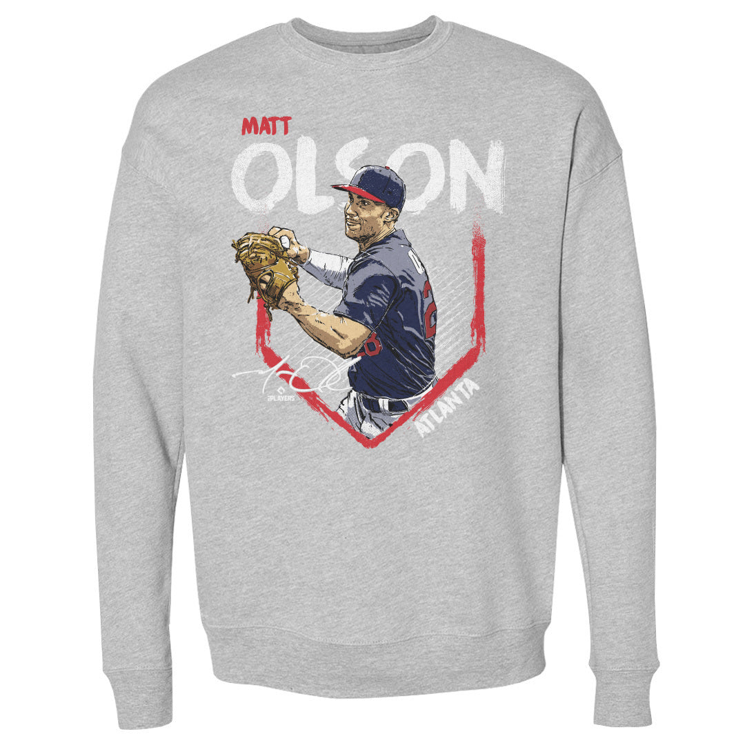 Matt Olson Men's Crewneck Sweatshirt | 500 LEVEL