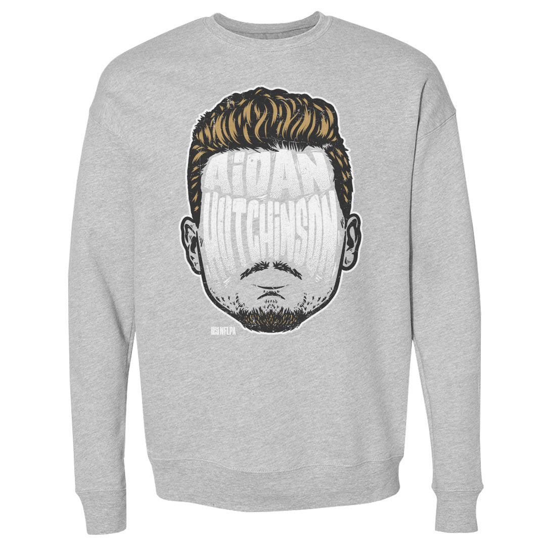 Aidan Hutchinson Men's Crewneck Sweatshirt | 500 LEVEL