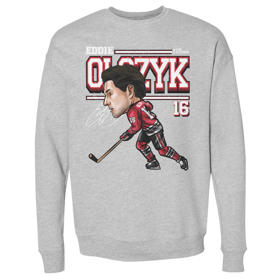Eddie Olczyk Men's Crewneck Sweatshirt | 500 LEVEL