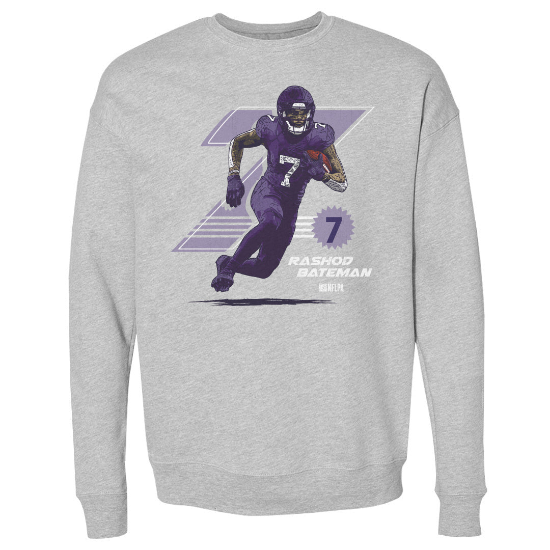 Rashod Bateman Men's Crewneck Sweatshirt | 500 LEVEL