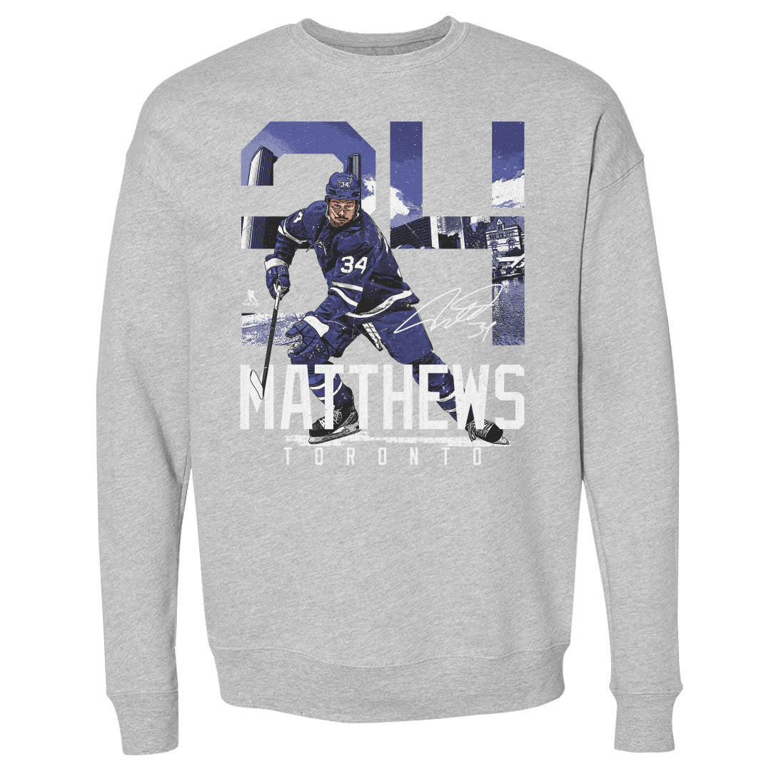 Auston Matthews Men's Crewneck Sweatshirt | 500 LEVEL