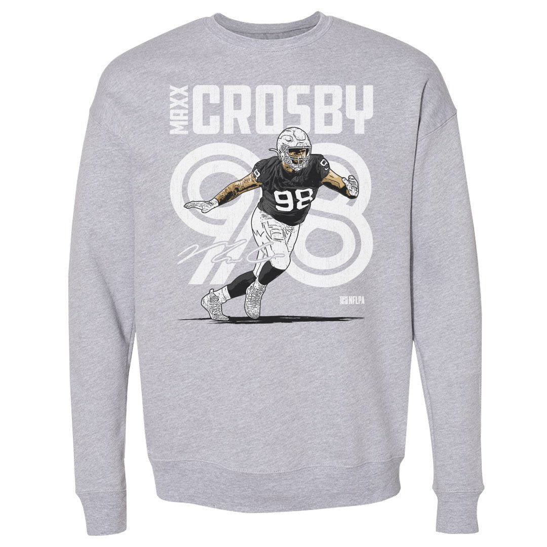 Maxx Crosby Men's Crewneck Sweatshirt | 500 LEVEL