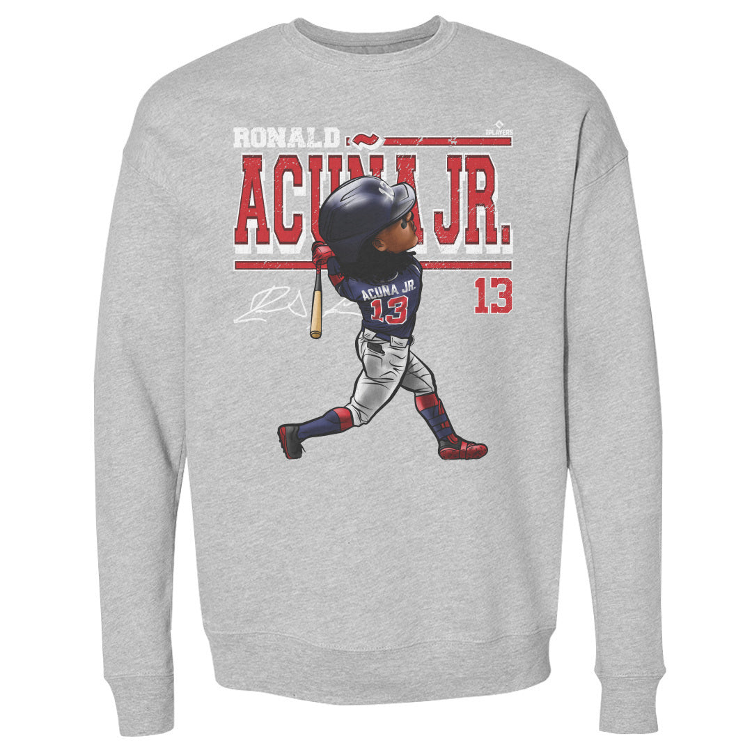 Ronald Acuna Jr. Men's Crewneck Sweatshirt | 500 LEVEL
