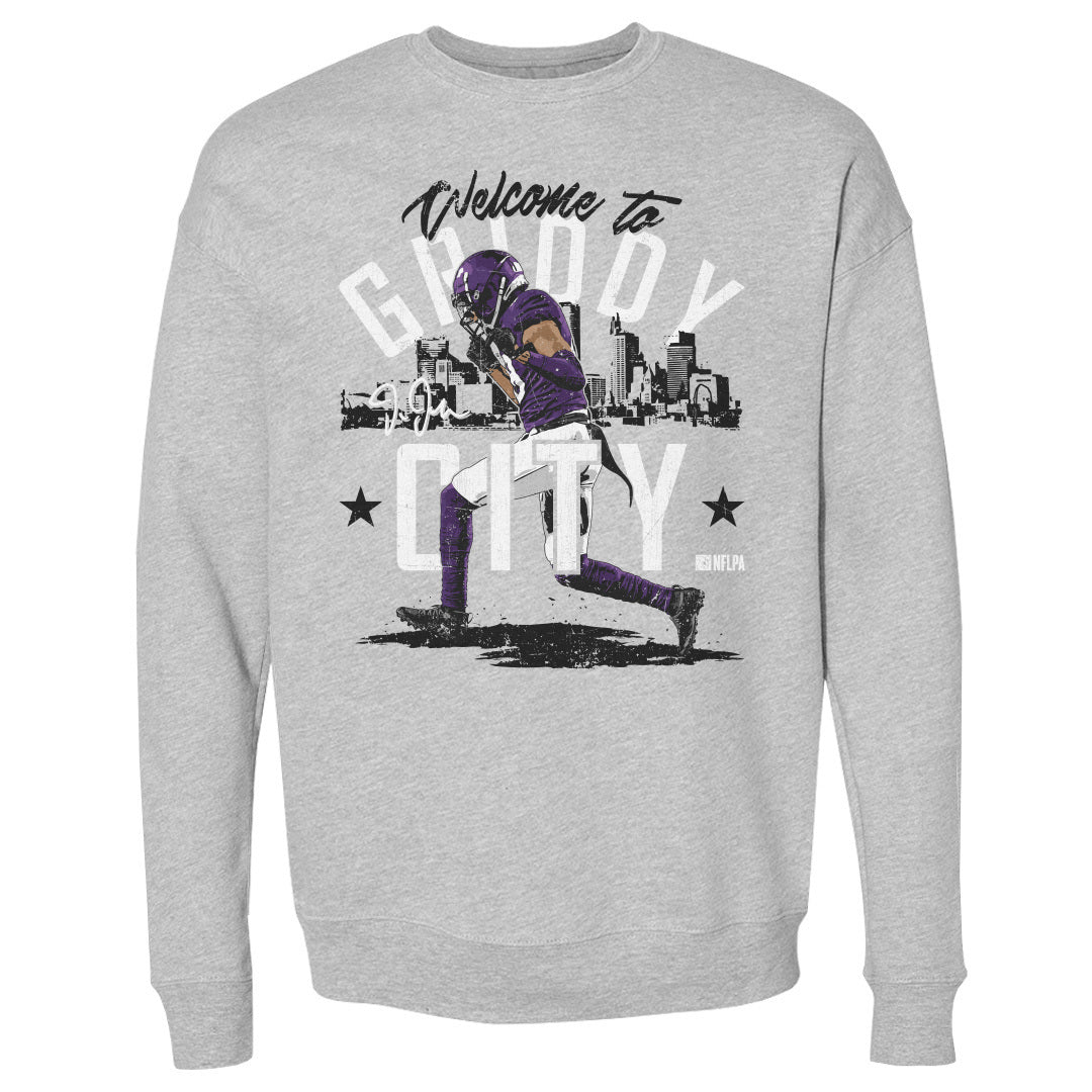 Justin Jefferson Men's Crewneck Sweatshirt | 500 LEVEL