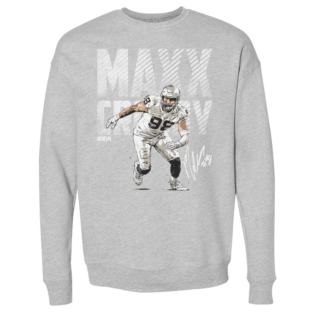 Maxx Crosby Men's Crewneck Sweatshirt | 500 LEVEL