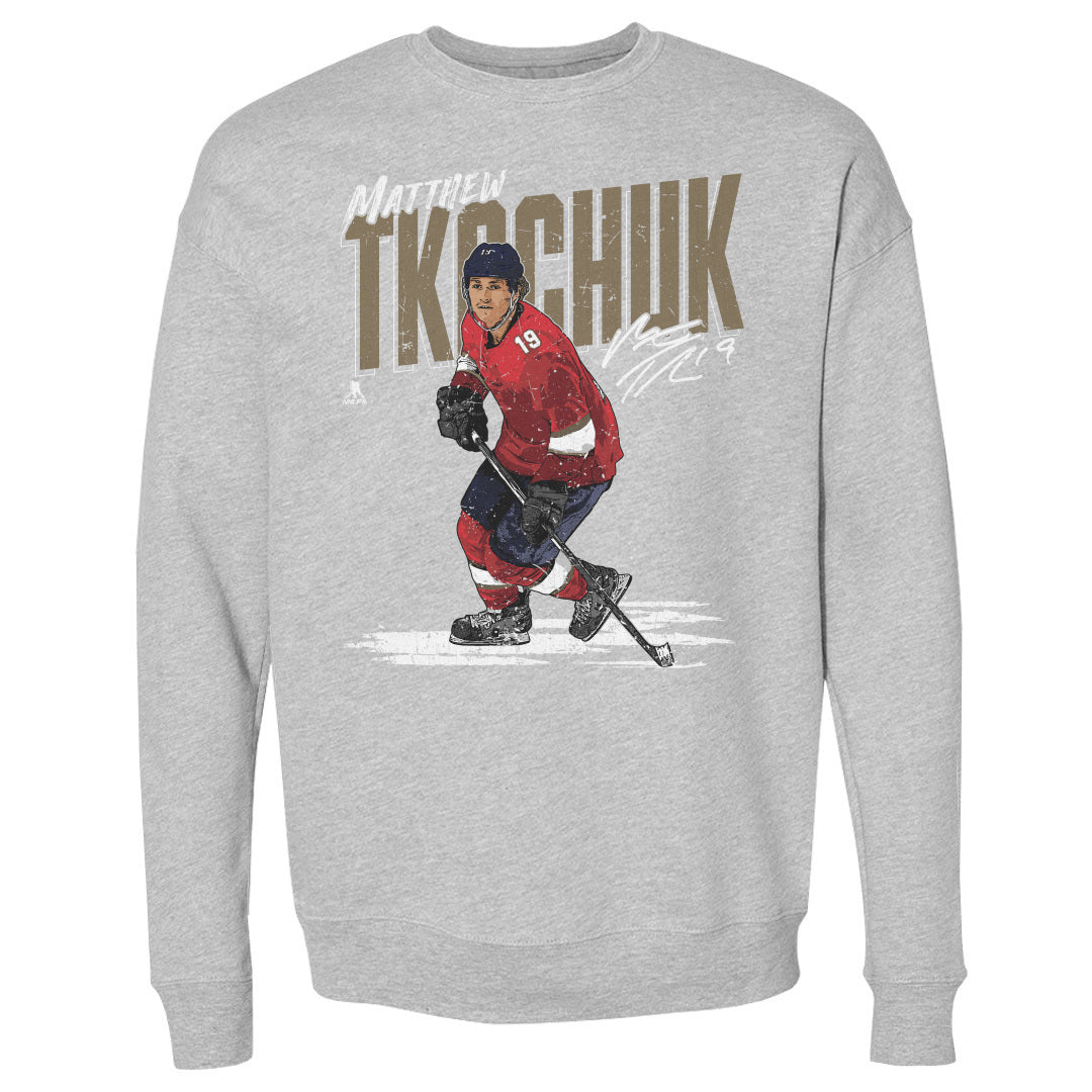 Matthew Tkachuk Men's Crewneck Sweatshirt | 500 LEVEL