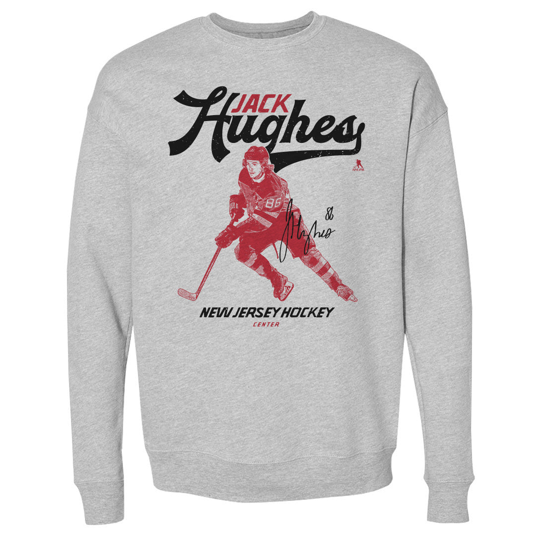 Jack Hughes Men's Crewneck Sweatshirt | 500 LEVEL