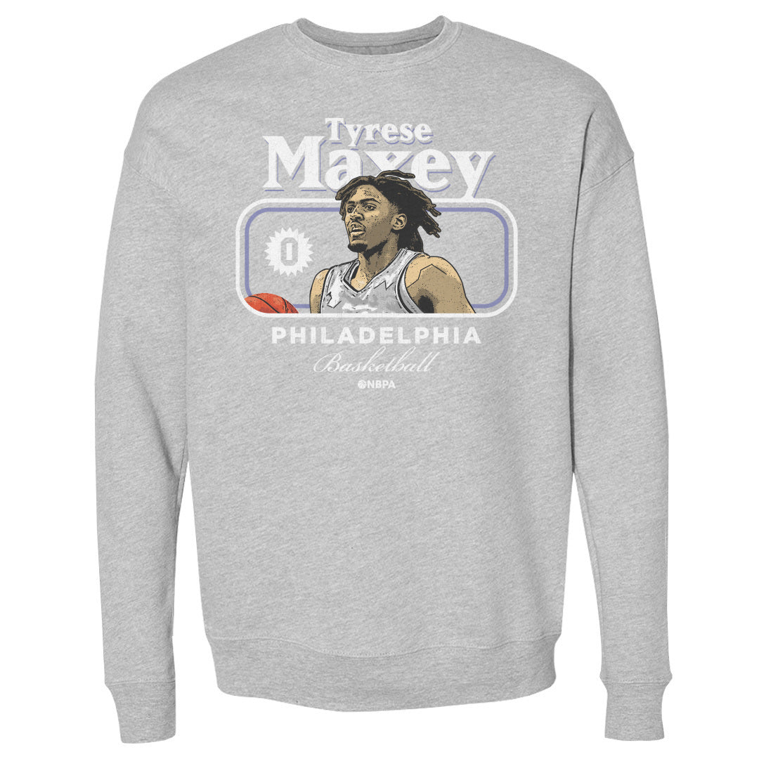 Tyrese Maxey Men's Crewneck Sweatshirt | 500 LEVEL