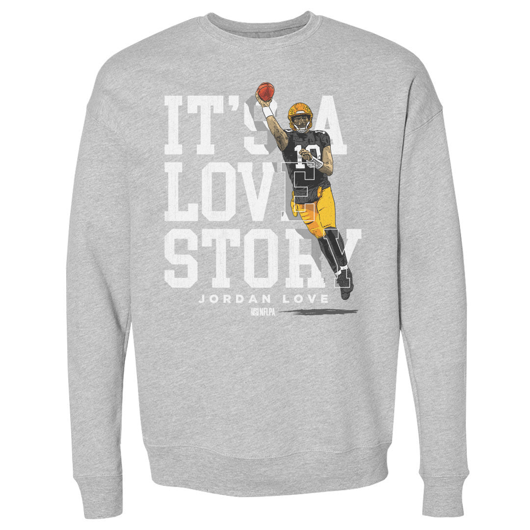 Jordan Love Men's Crewneck Sweatshirt | 500 LEVEL
