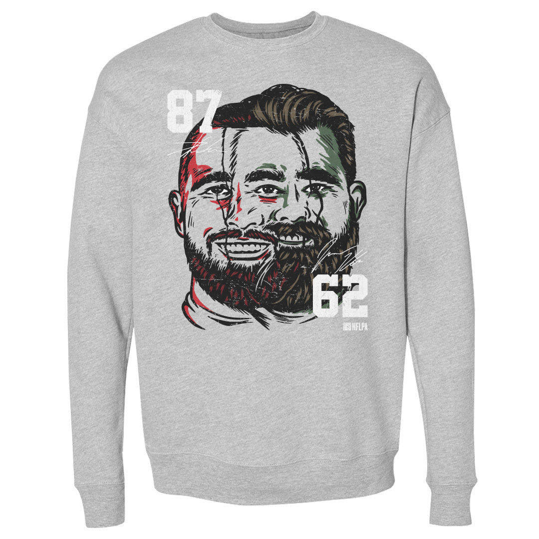 Jason Kelce Men's Crewneck Sweatshirt | 500 LEVEL