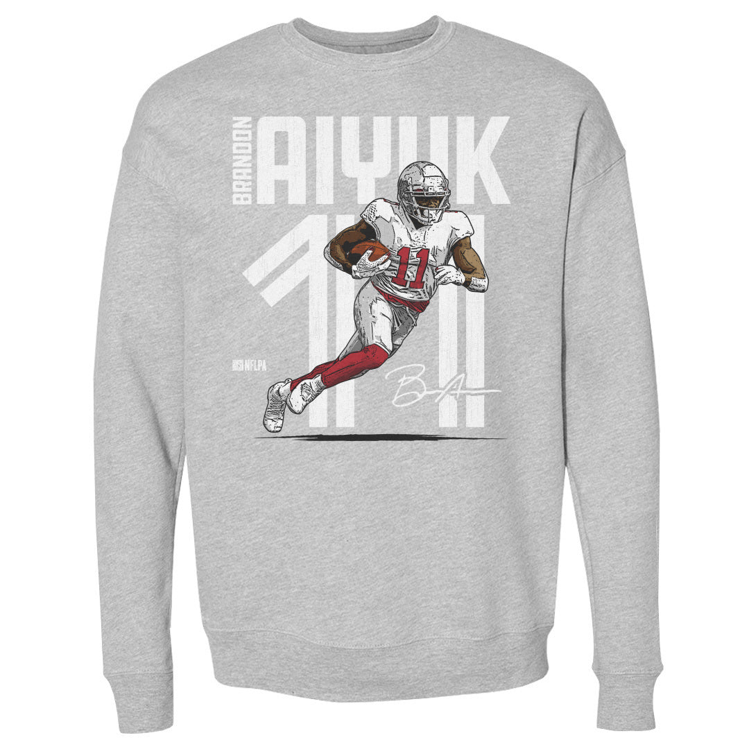 Brandon Aiyuk Men's Crewneck Sweatshirt | 500 LEVEL