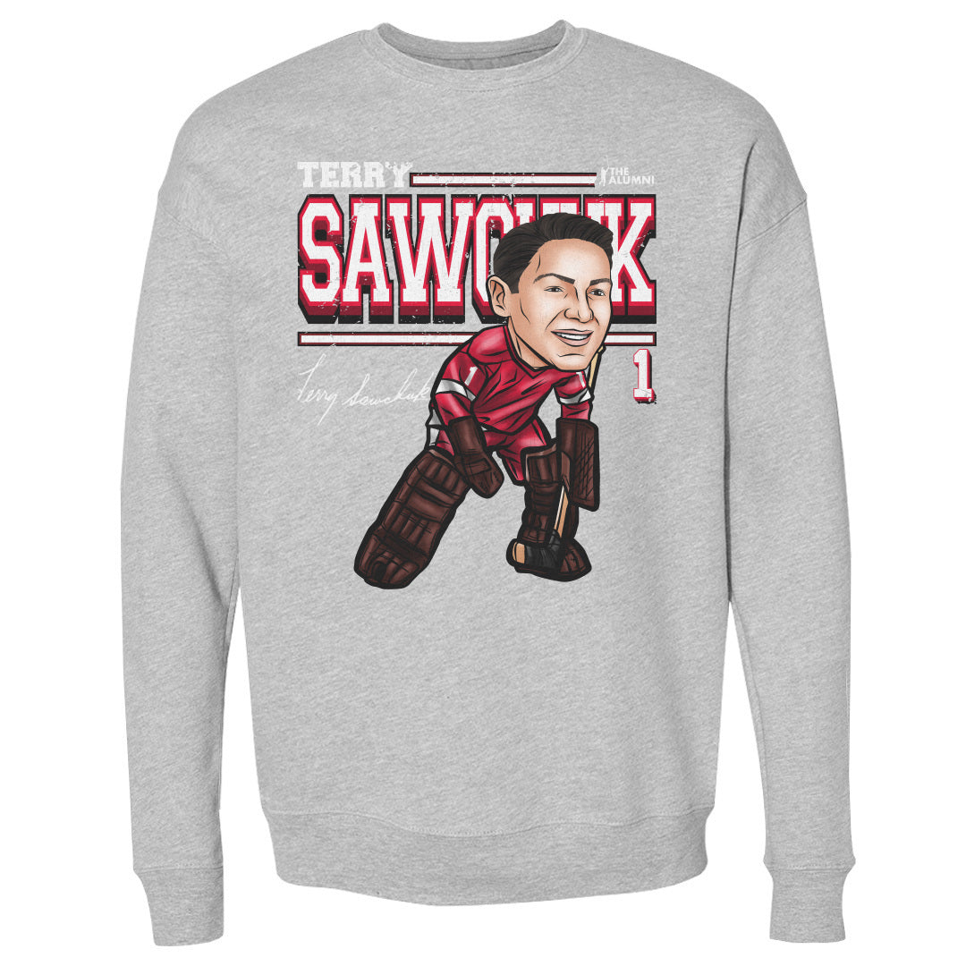 Terry Sawchuk Men's Crewneck Sweatshirt | 500 LEVEL